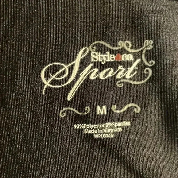 Style & Co Sport Women’s Medium Stretch Hooded Zip Up Jacket - Picture 6 of 8